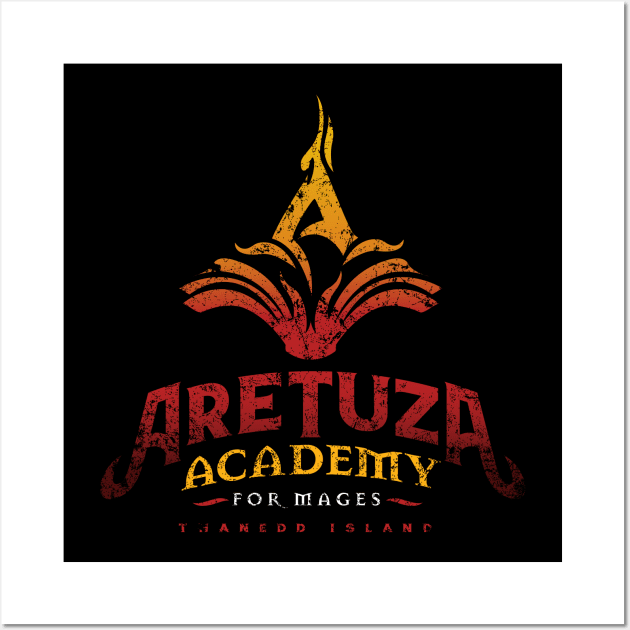 Aretuza Academy for Mages Wall Art by MindsparkCreative